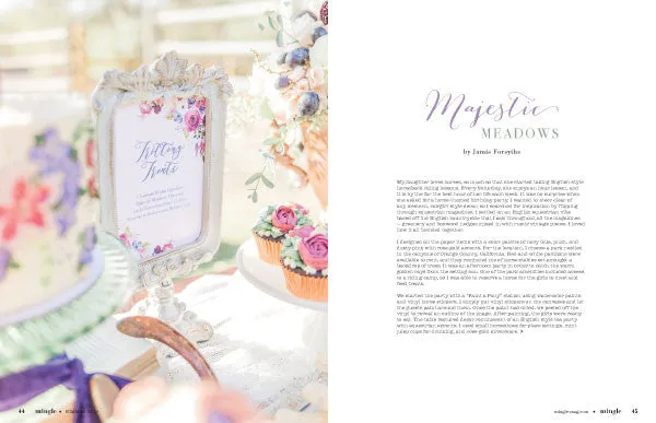 Stampington Mingle Summer 2019 blad selskapsplanlegging
