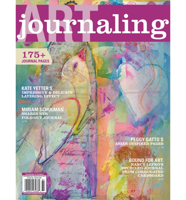 Stampington Art Journaling Winter 2018 blad digital 144 sider