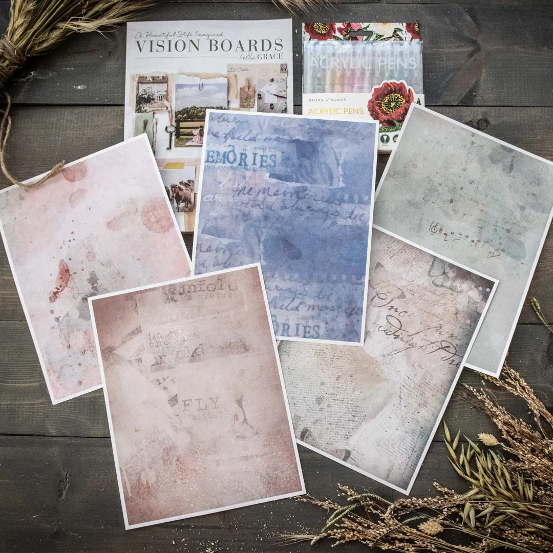 Stampington Vision Boards Season of Possibility sett penn papir