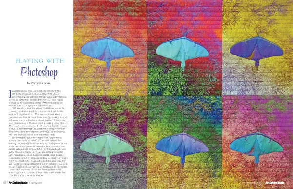 Stampington Art Quilting Studio Spring 2020 blad 144 sider