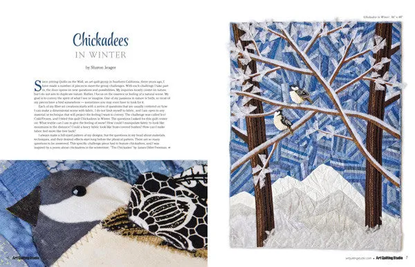 Stampington Art Quilting Studio Winter 2020 blad quilt
