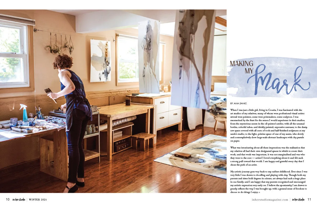 Stampington In Her Studio Winter 2022 blad digital 160 sider
