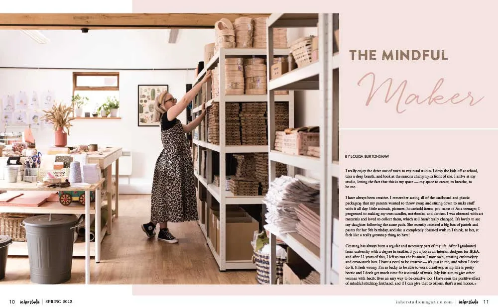 Stampington In Her Studio Spring 2023 blad pdf-nedlastning