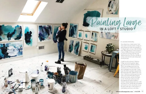 Stampington In Her Studio Summer 2019 pdf-blad atelier
