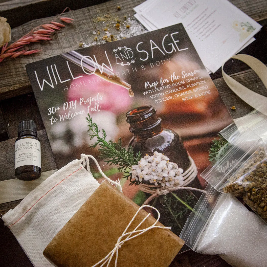Stampington Willow and Sage Chamomile Lavender Starter Set diy-sett