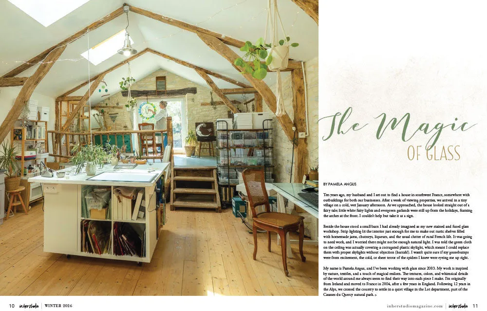 Stampington In Her Studio Winter 2026 blad PDF-utgave 160 sider