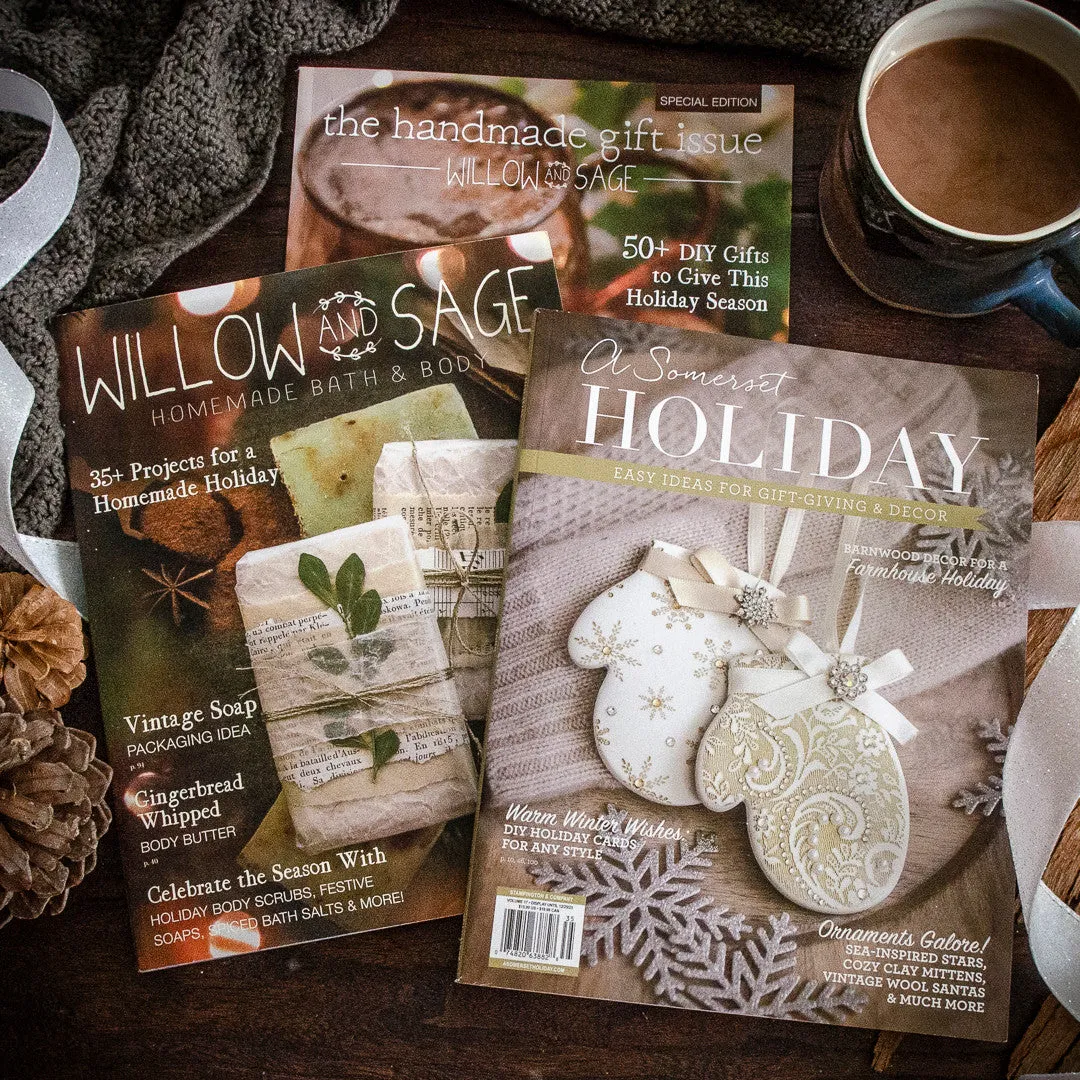 Stampington Homemade Holiday Gift Bundle bladpakke 3 blader