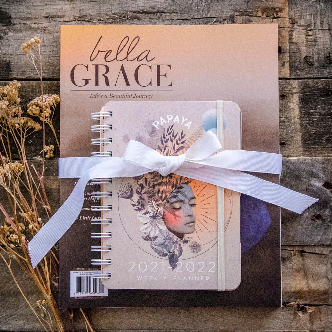 Stampington Bella Grace Golden Hour sett blad planner