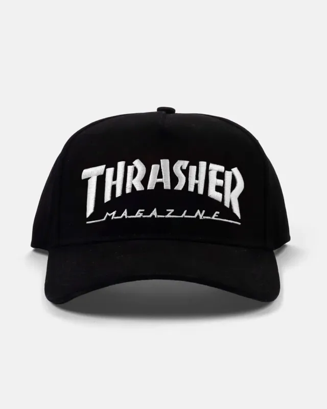 Thrasher Mag Logo Ball Cap caps svart bomull