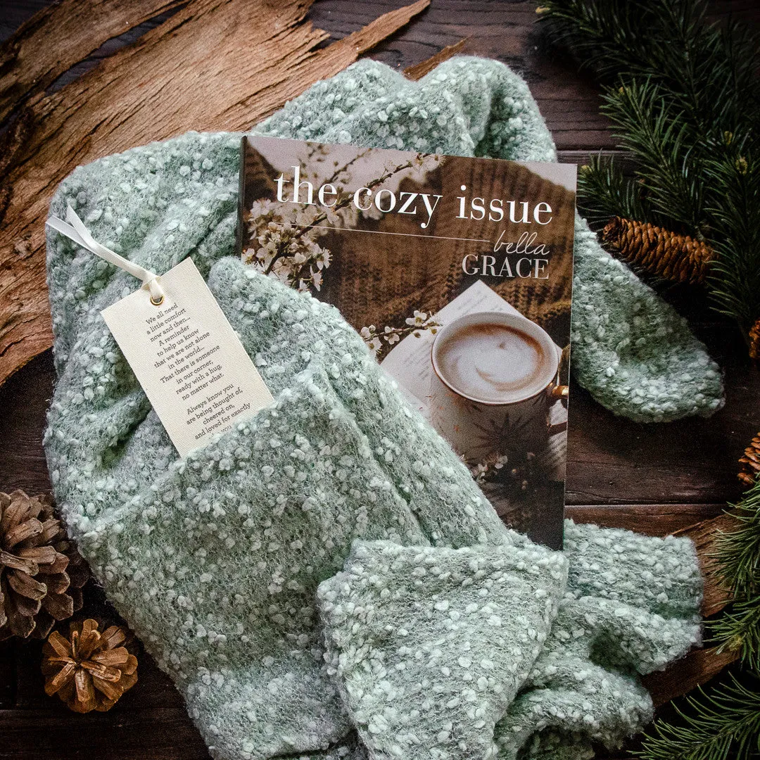 Stampington The Cozy Issue Volume 6 gavepakke sjal salvie