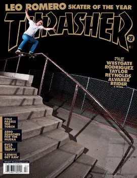 Thrasher Magazine blad april 2011 Leo Romero