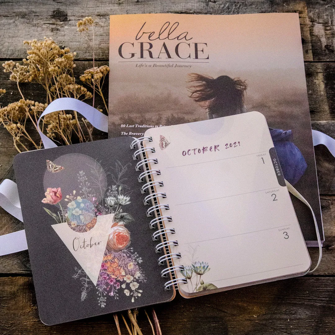 Stampington Bella Grace Golden Hour sett blad planner