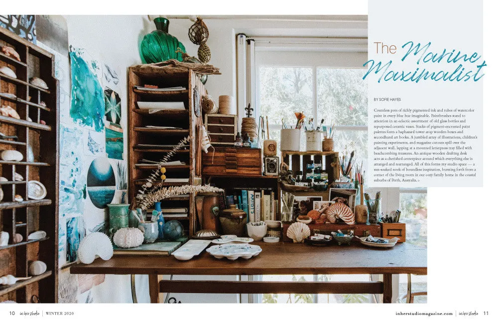 Stampington In Her Studio Winter 2021 blad digital vinter