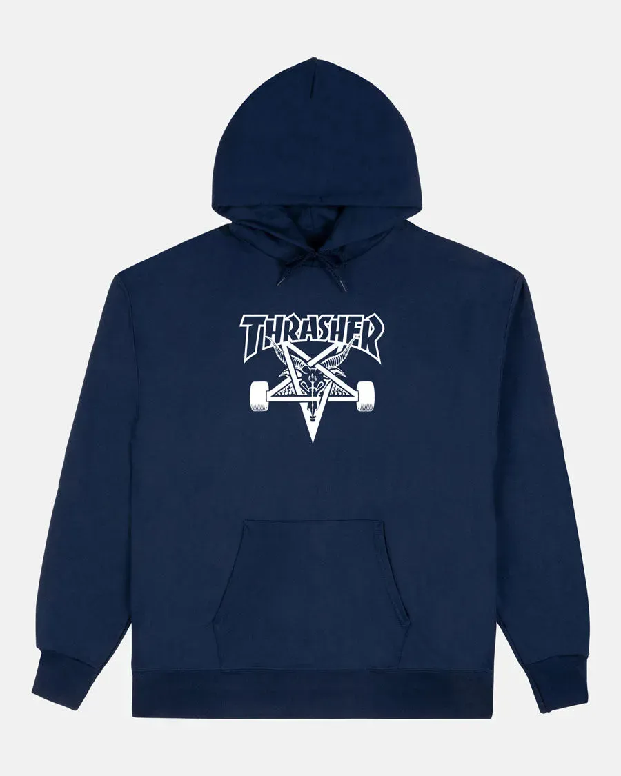 Thrasher Skategoat hettegenser marineblå bomull