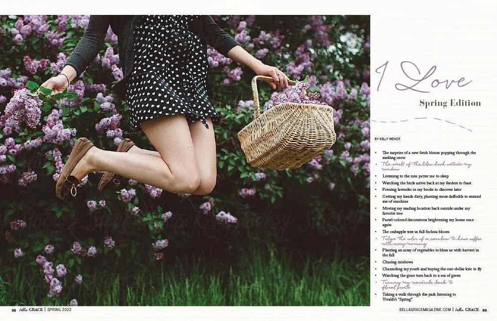 Stampington Bella Grace Issue 31 blad hverdagsglede