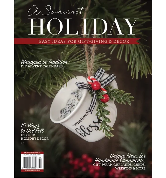 Stampington A Somerset Holiday Volume 19 blad juleutgave