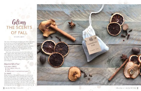 Stampington Willow and Sage Autumn 2019 blad digital utgave bad