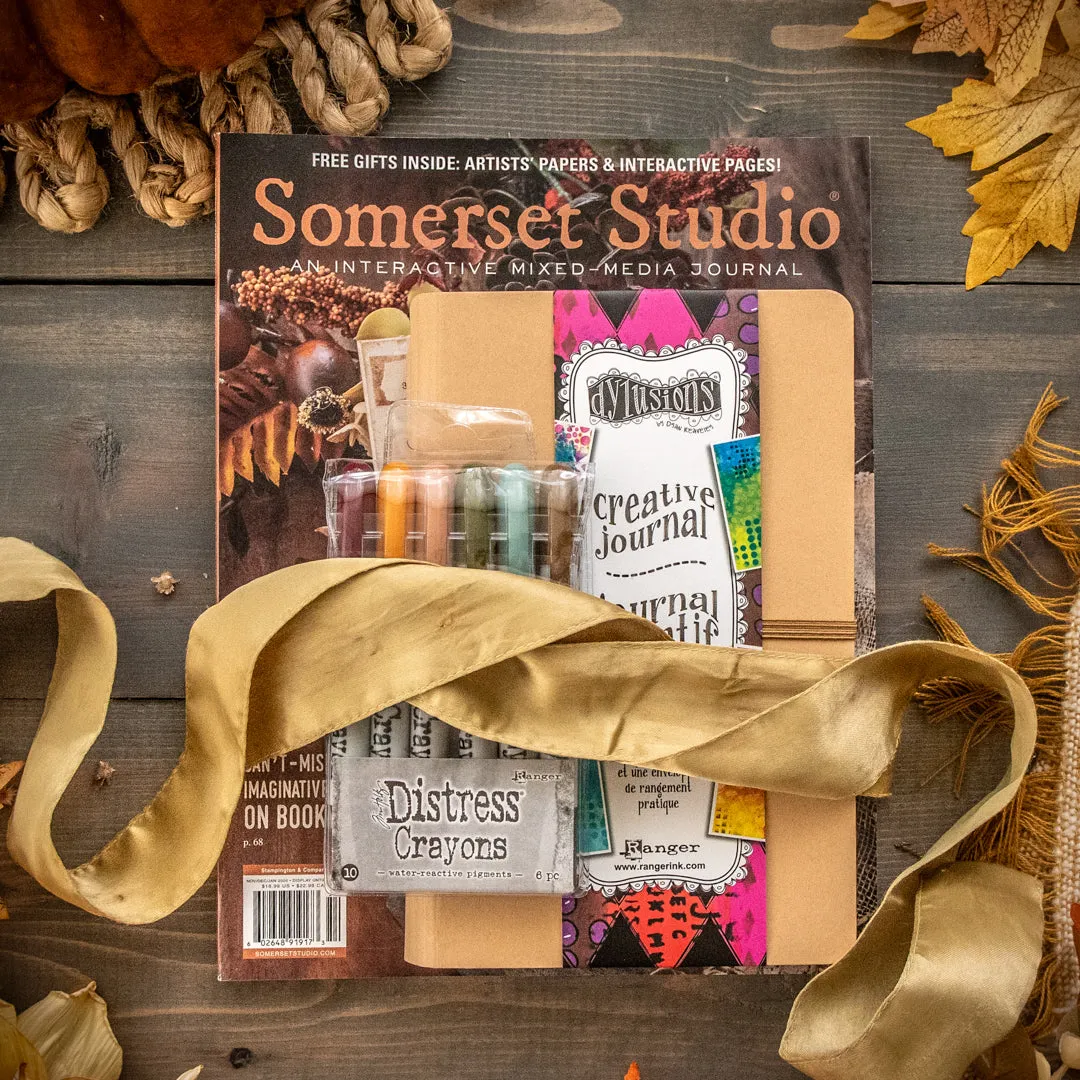 Stampington Somerset Studio Distress to Impress bladpakke 3 deler