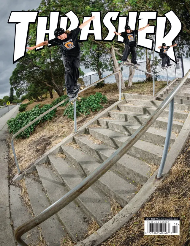 Thrasher september 2022 Rob Pace blad 200 sider
