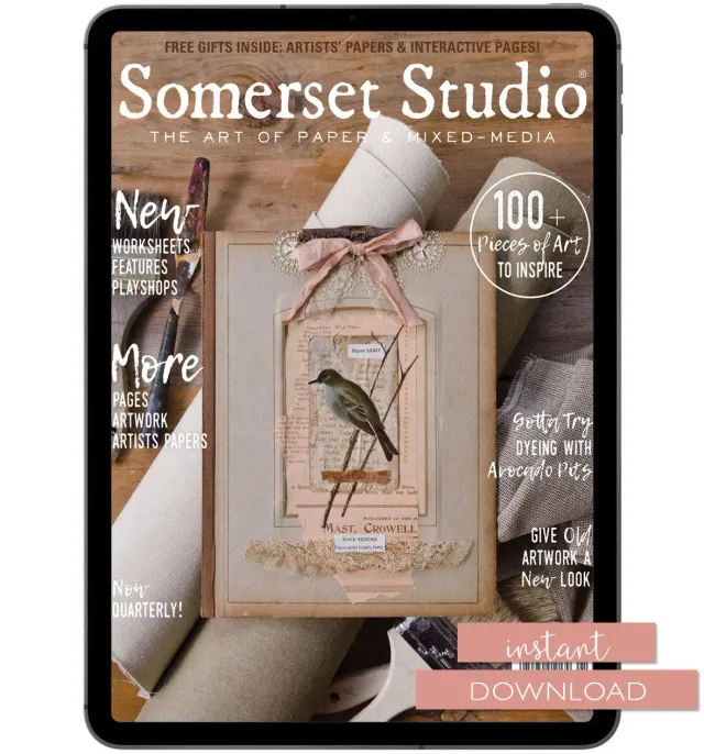 Stampington Somerset Studio Spring 2019 blad PDF 160 sider