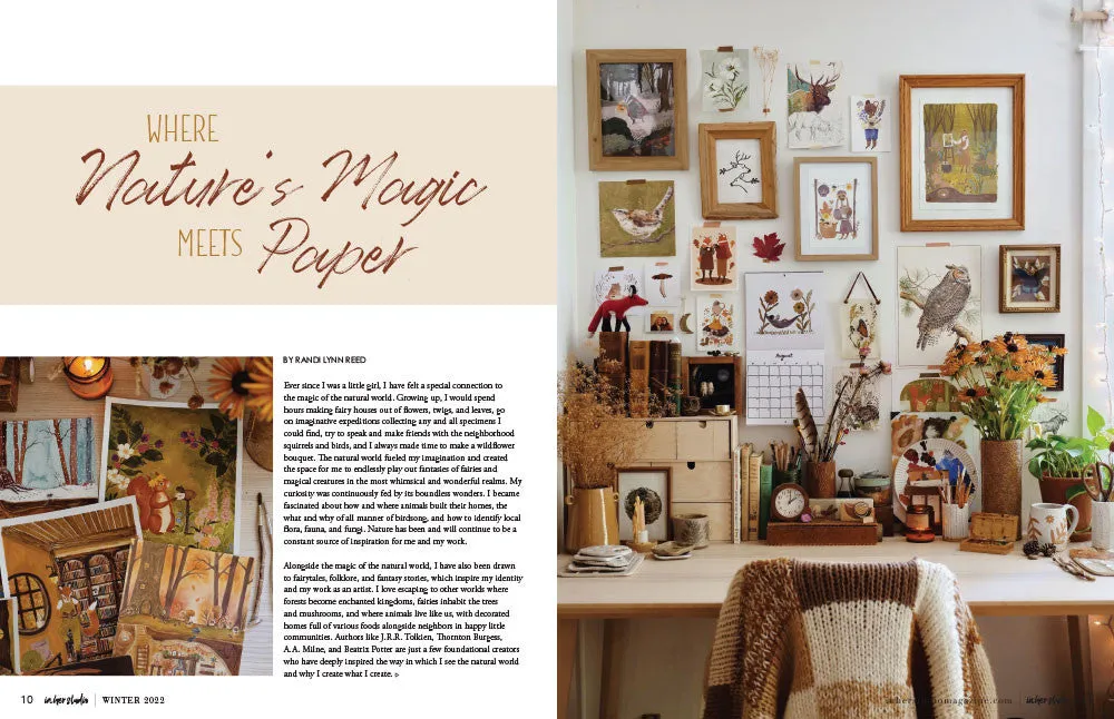 Stampington In Her Studio Winter 2023 blad PDF 160 sider