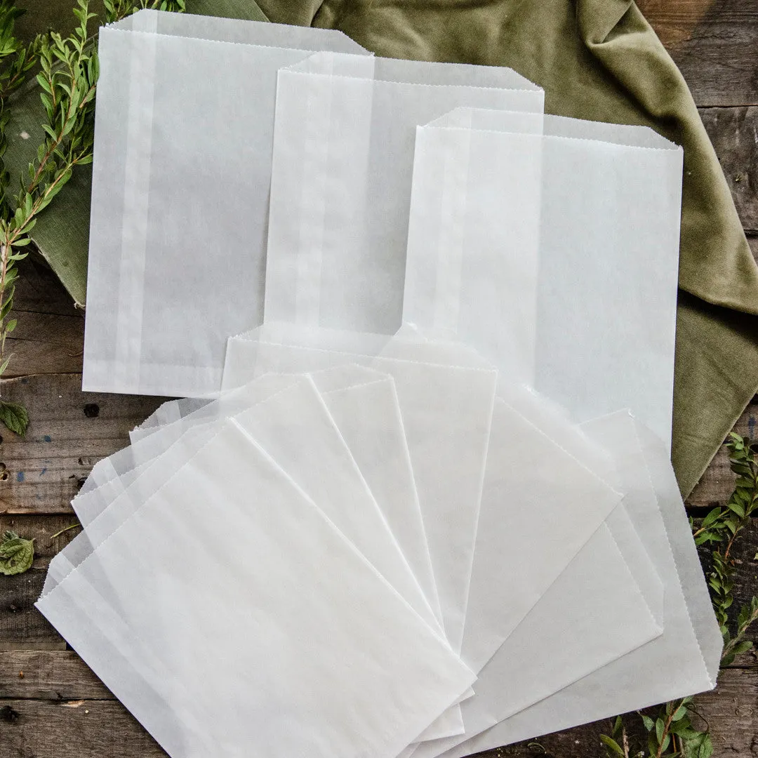 Stampington Glassine Sleeves 20-pakning konvolutter transparent