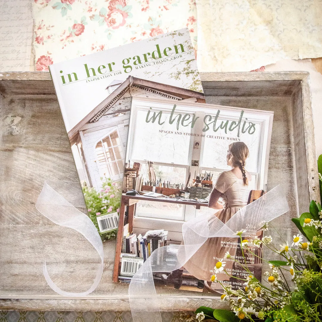 Stampington In Her Studio + Garden bundle 2 blad