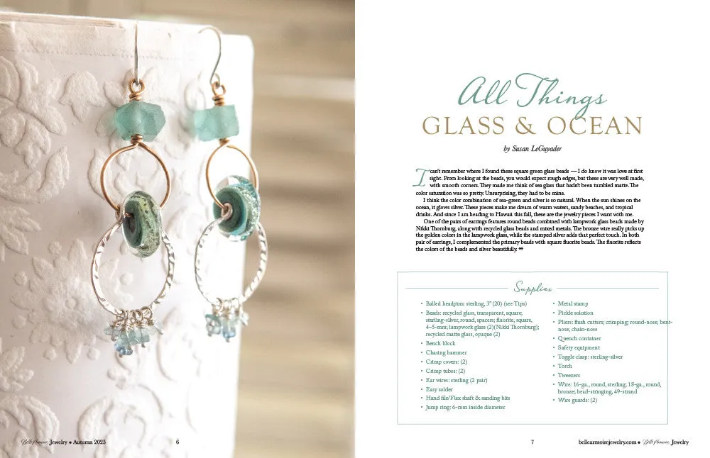 Stampington Belle Armoire Jewelry Autumn 2025 blad smykker