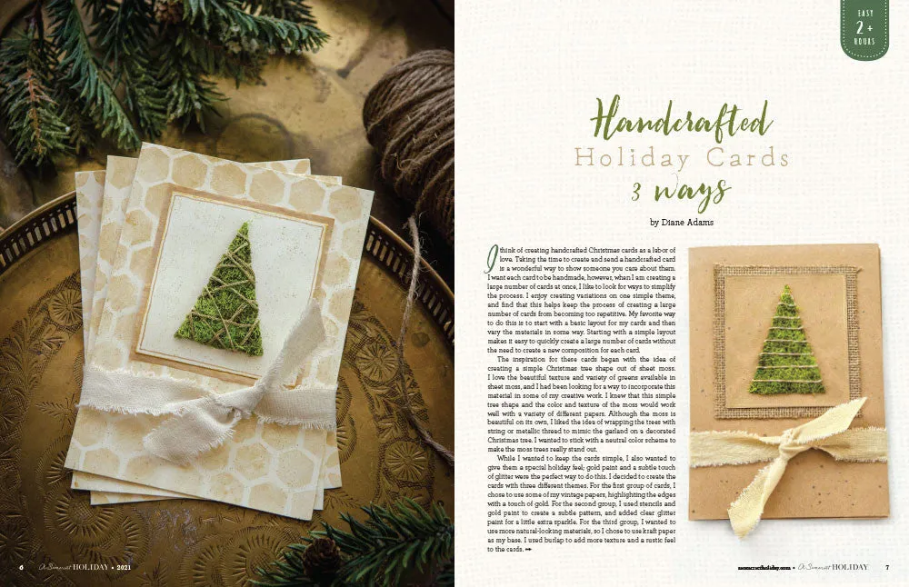 Stampington A Somerset Holiday Volume 15 blad digital jul