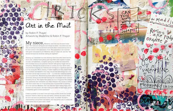 Stampington Create With Me Summer 2011 blad barn