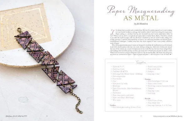 Stampington Belle Armoire Jewelry Spring 2019 blad digital utgave