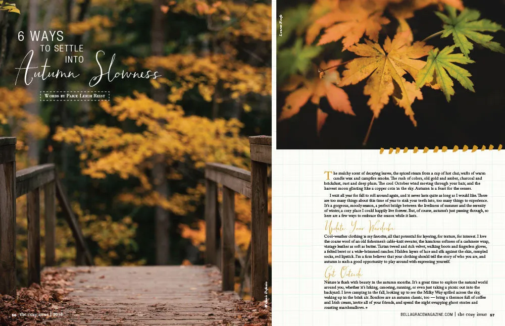 Stampington The Cozy Issue Volume 1 blad gjenutgivelse