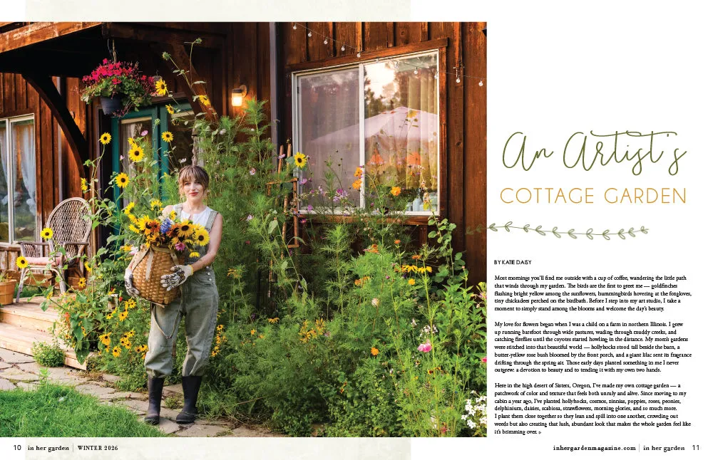 Stampington In Her Garden Winter 2026 nedlasting hage