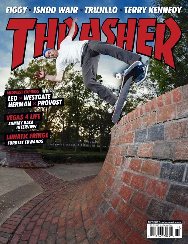 Thrasher Magazine blad november 2012 utgave