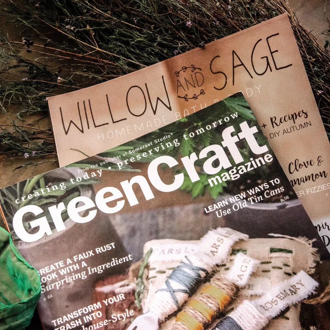 Stampington She-Makes Green Gift Bundle 2 blad DIY