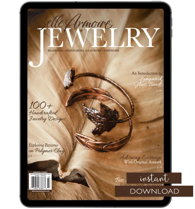 Stampington Belle Armoire Jewelry Autumn 2023 blad PDF smykker