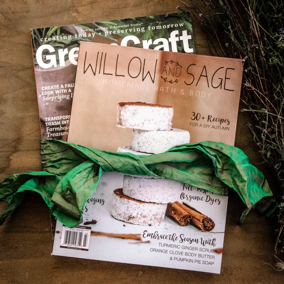Stampington She-Makes Green Gift Bundle 2 blad DIY
