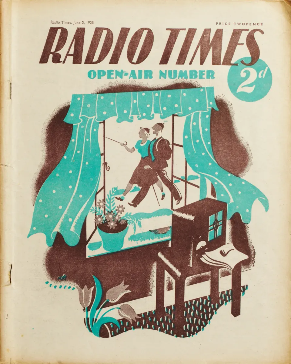 RadioTimes Open Air 1939 plakat A4 retro
