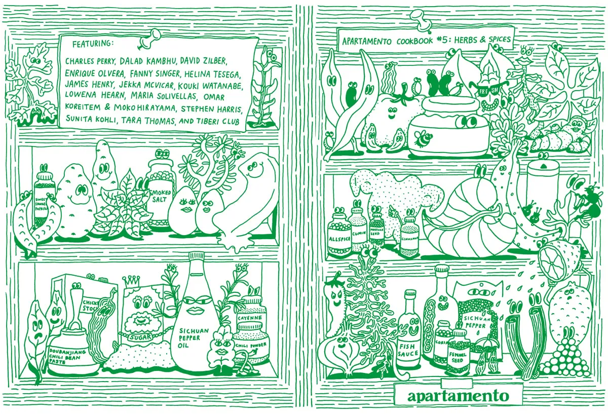 Apartamento Cookbook #5 bok urter og krydder