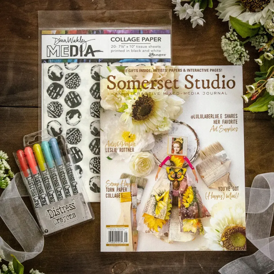 Stampington Somerset Studio Mixed-Media Bundle blad pakke vår 2022