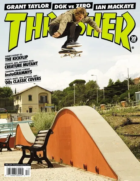 Thrasher desember 2011 blad enkeltutgave skate