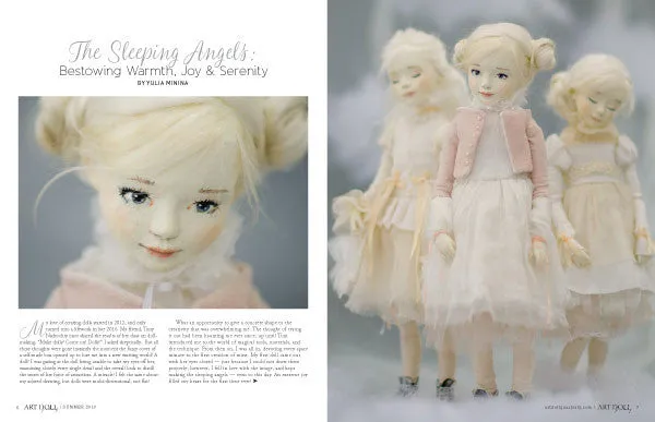 Stampington Art Doll Quarterly Summer 2018 blad PDF-nedlasting