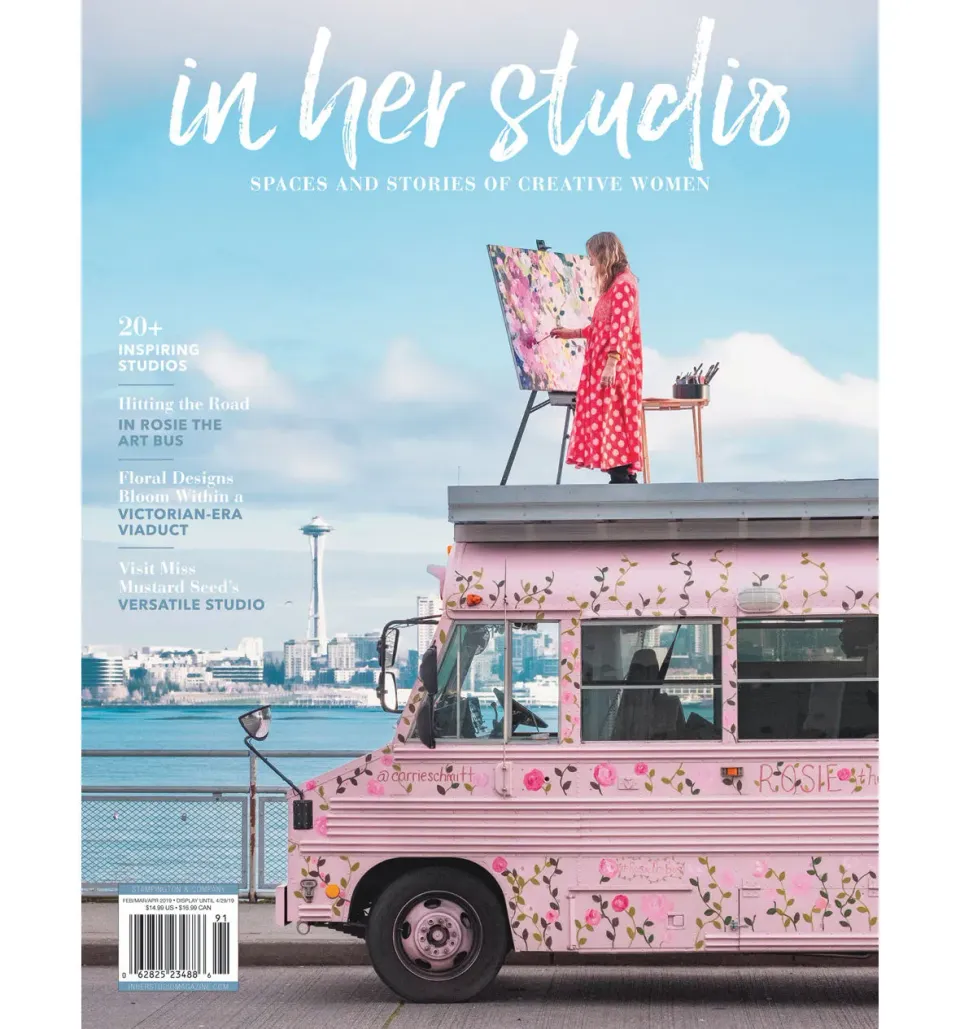 Stampington In Her Studio blad vår 2019 digital utgave