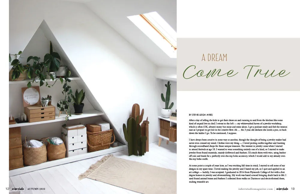 Stampington In Her Studio høst 2022 blad PDF 160 sider