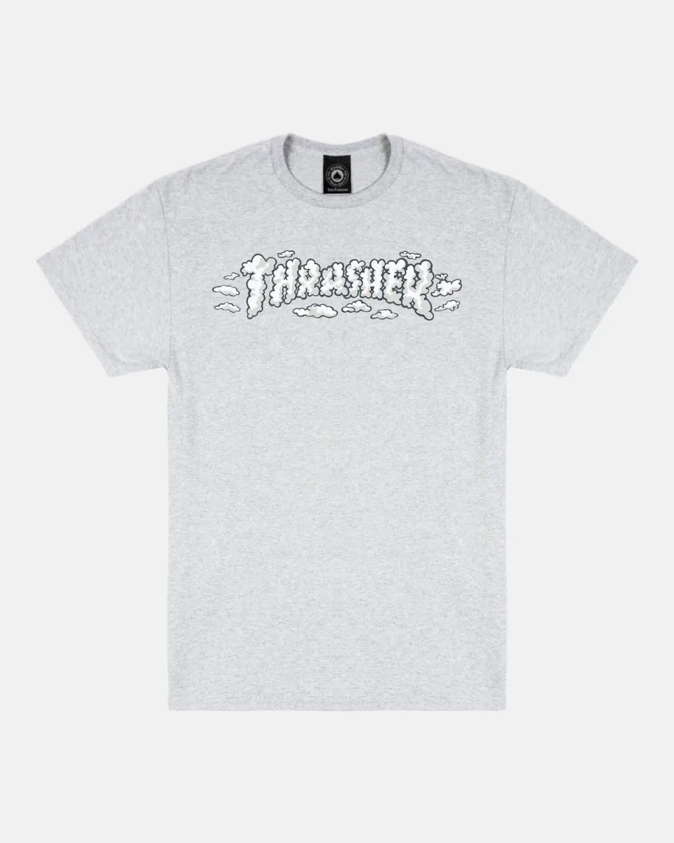 Thrasher Clouds by Spanky t-skjorte ash grey bomull