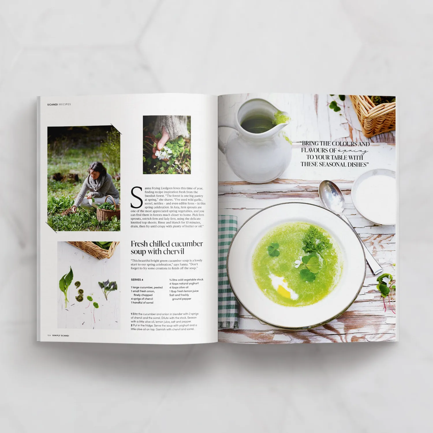 Simply Scandi Vol 5 Spring 2022 papirblad vår