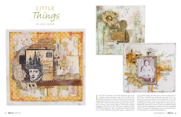 Stampington Art Journaling Winter 2018 blad PDF-nedlasting