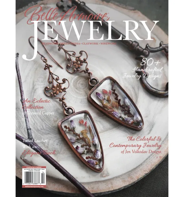 Stampington Belle Armoire Jewelry Winter 2022 blad smykker