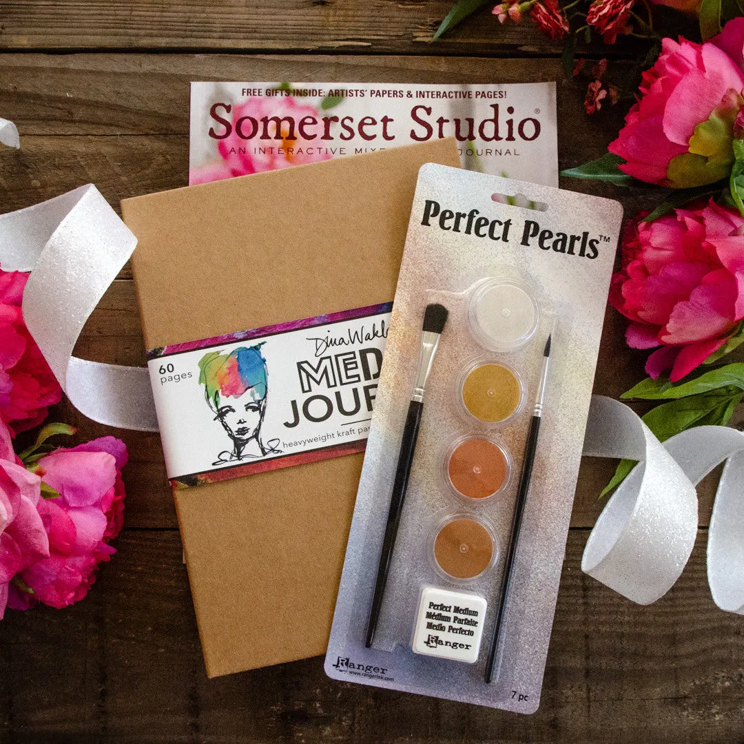 Stampington Somerset Studio Painterly Effects blad sett journal