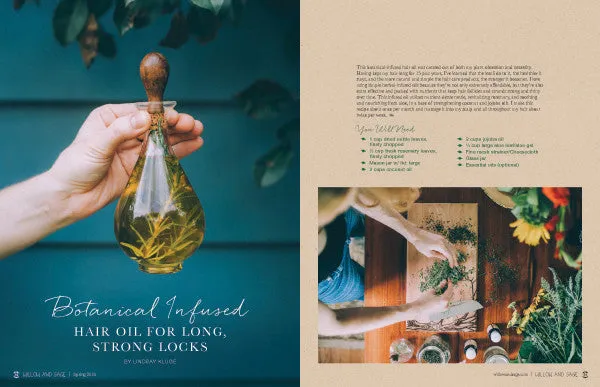 Stampington Willow and Sage Spring 2018 blad digital naturpleie